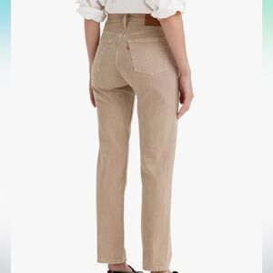 Levi's Women's 501 Straight Leg Jeans in Tan